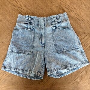 KanCan Medium Blue High Rise Denim Women's Shorts